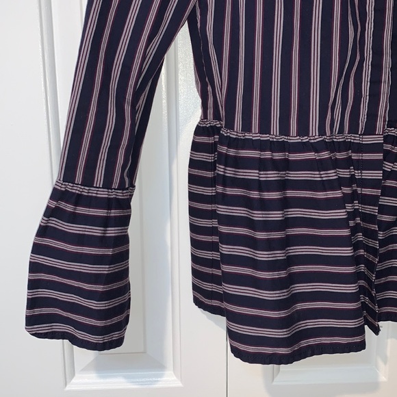 Pinstripe Button Up Shirt - Picture 3 of 4